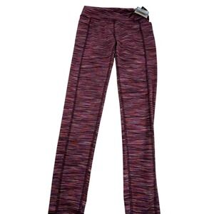 DSG Women's Small Burgundy/Space Dye High Rise Momentum Leggings Small  MSRP $25